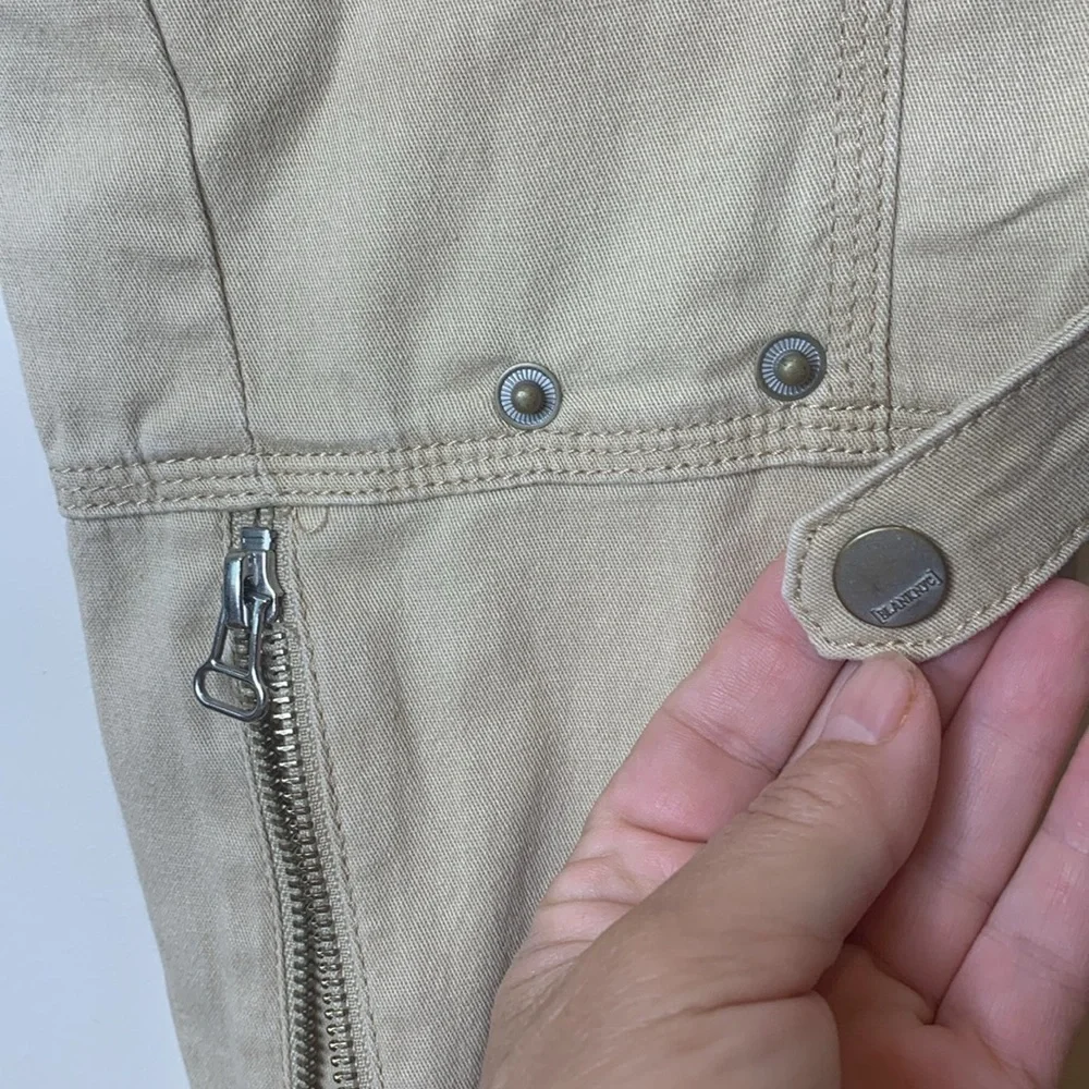 Blank NYC | Khaki Tan Skinny Cargo Zipper 6 Pocket Jeans Pants 26
